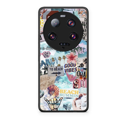 Θήκη Xiaomi 13 Ultra Summer Vibes από τη Smartfits με σχέδιο στο πίσω μέρος και μαύρο περίβλημα | Xiaomi 13 Ultra Summer Vibes case with colorful back and black bezels