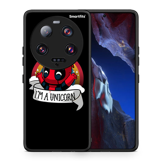 Θήκη Xiaomi 13 Ultra Unicorn Deadpool από τη Smartfits με σχέδιο στο πίσω μέρος και μαύρο περίβλημα | Xiaomi 13 Ultra Unicorn Deadpool Case with Colorful Back and Black Bezels