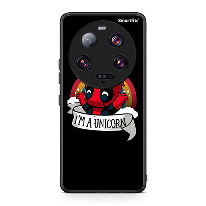 Θήκη Xiaomi 13 Ultra Unicorn Deadpool από τη Smartfits με σχέδιο στο πίσω μέρος και μαύρο περίβλημα | Xiaomi 13 Ultra Unicorn Deadpool Case with Colorful Back and Black Bezels
