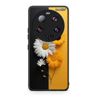 Thumbnail for Θήκη Xiaomi 13 Ultra Yellow Daisies από τη Smartfits με σχέδιο στο πίσω μέρος και μαύρο περίβλημα | Xiaomi 13 Ultra Yellow Daisies Case with Colorful Back and Black Bezels