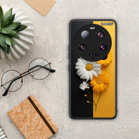 Thumbnail for Θήκη Xiaomi 13 Ultra Yellow Daisies από τη Smartfits με σχέδιο στο πίσω μέρος και μαύρο περίβλημα | Xiaomi 13 Ultra Yellow Daisies Case with Colorful Back and Black Bezels