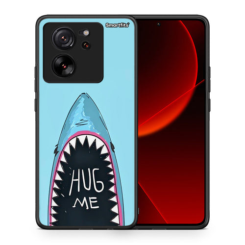 Θήκη Xiaomi 13T Hug Me από τη Smartfits με σχέδιο στο πίσω μέρος και μαύρο περίβλημα | Xiaomi 13T Hug Me case with colorful back and black bezels