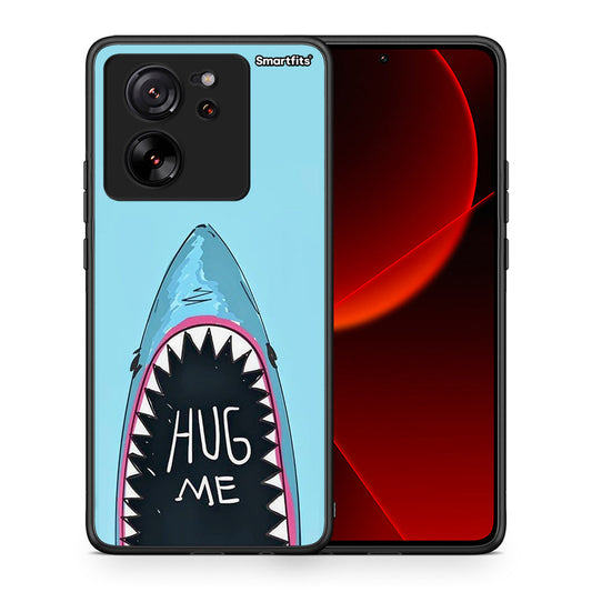 Θήκη Xiaomi 13T Hug Me από τη Smartfits με σχέδιο στο πίσω μέρος και μαύρο περίβλημα | Xiaomi 13T Hug Me case with colorful back and black bezels