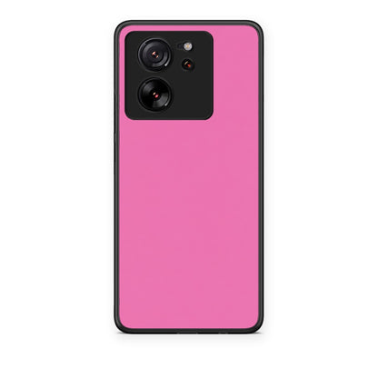 Θήκη Xiaomi 13T Rose Pink από τη Smartfits με σχέδιο στο πίσω μέρος και μαύρο περίβλημα | Xiaomi 13T Rose Pink case with colorful back and black bezels