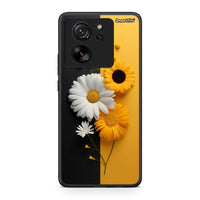 Thumbnail for Xiaomi 13T Yellow Daisies θήκη από τη Smartfits με σχέδιο στο πίσω μέρος και μαύρο περίβλημα | Smartphone case with colorful back and black bezels by Smartfits