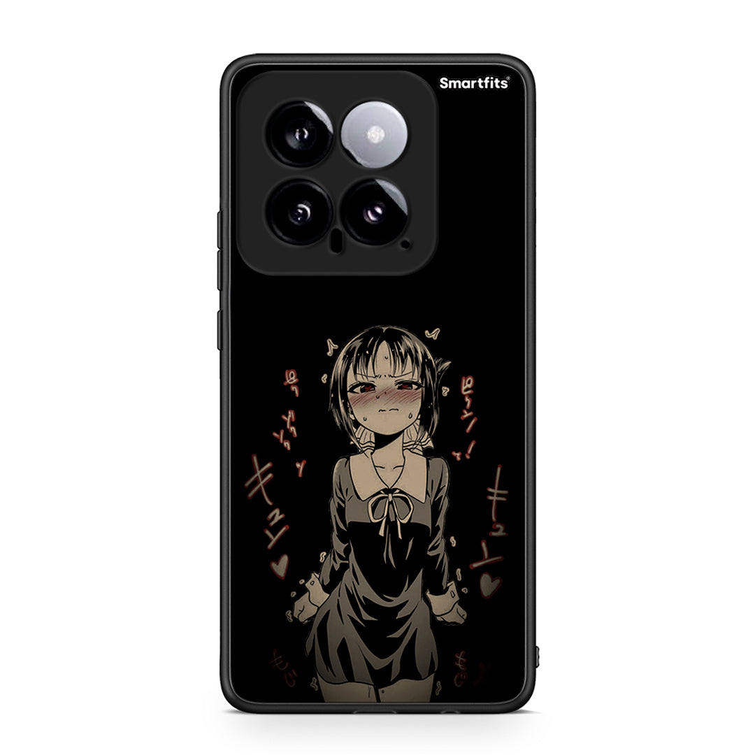 Xiaomi 14 5G Anime Girl θήκη από τη Smartfits με σχέδιο στο πίσω μέρος και μαύρο περίβλημα | Smartphone case with colorful back and black bezels by Smartfits