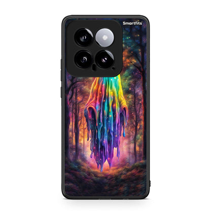 Xiaomi 14 5G Halloween Ghost θήκη από τη Smartfits με σχέδιο στο πίσω μέρος και μαύρο περίβλημα | Smartphone case with colorful back and black bezels by Smartfits