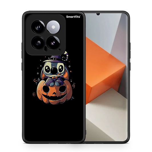 Θήκη Xiaomi 14 5G Halloween Stitch από τη Smartfits με σχέδιο στο πίσω μέρος και μαύρο περίβλημα | Xiaomi 14 5G Halloween Stitch case with colorful back and black bezels