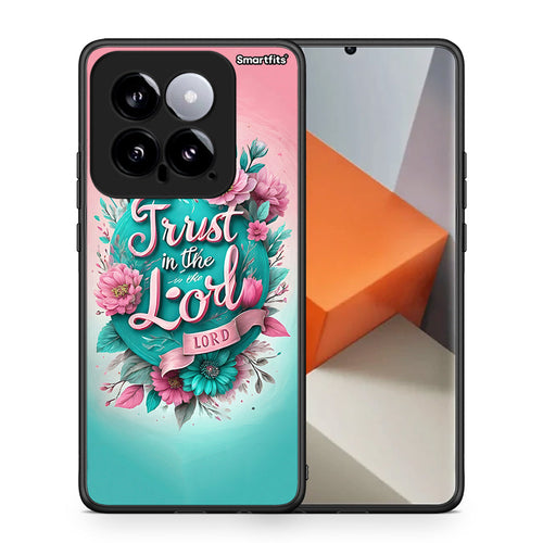 Θήκη Xiaomi 14 5G Lord Trust από τη Smartfits με σχέδιο στο πίσω μέρος και μαύρο περίβλημα | Xiaomi 14 5G Lord Trust case with colorful back and black bezels