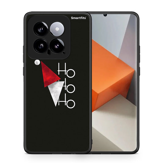Θήκη Xiaomi 14 5G Minimal Christmas από τη Smartfits με σχέδιο στο πίσω μέρος και μαύρο περίβλημα | Xiaomi 14 5G Minimal Christmas case with colorful back and black bezels