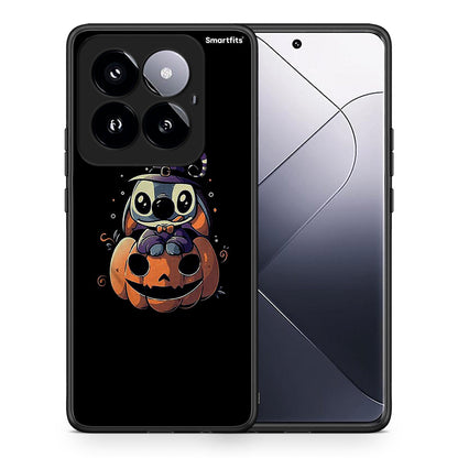 Θήκη Xiaomi 14 Pro 5G Halloween Stitch από τη Smartfits με σχέδιο στο πίσω μέρος και μαύρο περίβλημα | Xiaomi 14 Pro 5G Halloween Stitch case with colorful back and black bezels