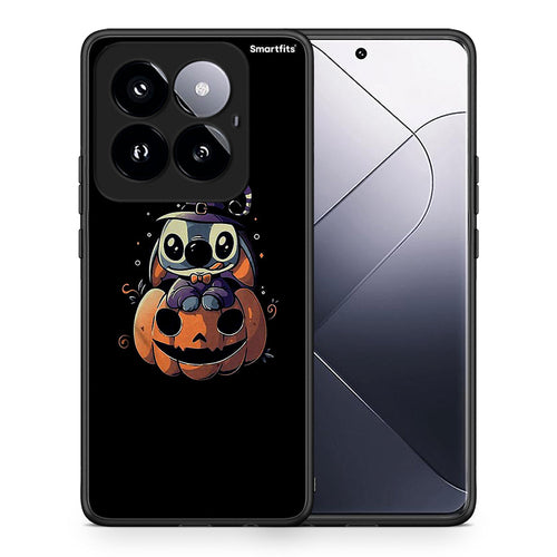 Θήκη Xiaomi 14 Pro 5G Halloween Stitch από τη Smartfits με σχέδιο στο πίσω μέρος και μαύρο περίβλημα | Xiaomi 14 Pro 5G Halloween Stitch case with colorful back and black bezels