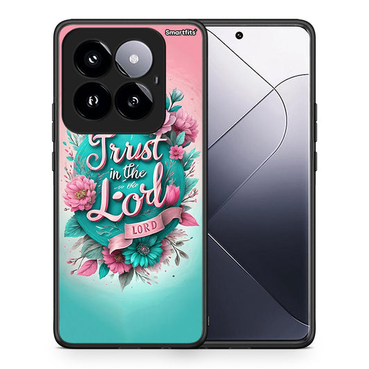 Θήκη Xiaomi 14 Pro 5G Lord Trust από τη Smartfits με σχέδιο στο πίσω μέρος και μαύρο περίβλημα | Xiaomi 14 Pro 5G Lord Trust case with colorful back and black bezels