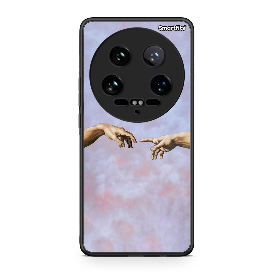 Xiaomi 14 Ultra Adam Hand θήκη από τη Smartfits με σχέδιο στο πίσω μέρος και μαύρο περίβλημα | Smartphone case with colorful back and black bezels by Smartfits