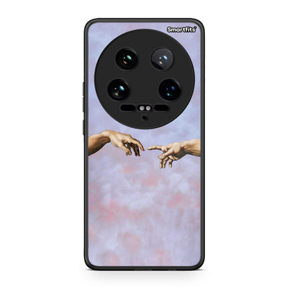 Xiaomi 14 Ultra Adam Hand θήκη από τη Smartfits με σχέδιο στο πίσω μέρος και μαύρο περίβλημα | Smartphone case with colorful back and black bezels by Smartfits
