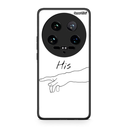 Xiaomi 14 Ultra Aeshetic Love 2 Θήκη Αγίου Βαλεντίνου από τη Smartfits με σχέδιο στο πίσω μέρος και μαύρο περίβλημα | Smartphone case with colorful back and black bezels by Smartfits