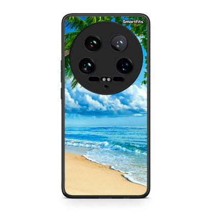 Xiaomi 14 Ultra Beautiful Beach θήκη από τη Smartfits με σχέδιο στο πίσω μέρος και μαύρο περίβλημα | Smartphone case with colorful back and black bezels by Smartfits