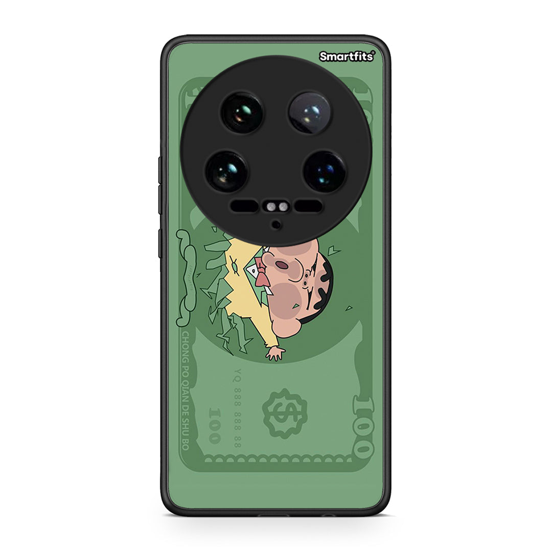 Xiaomi 14 Ultra Big Money Θήκη Αγίου Βαλεντίνου από τη Smartfits με σχέδιο στο πίσω μέρος και μαύρο περίβλημα | Smartphone case with colorful back and black bezels by Smartfits