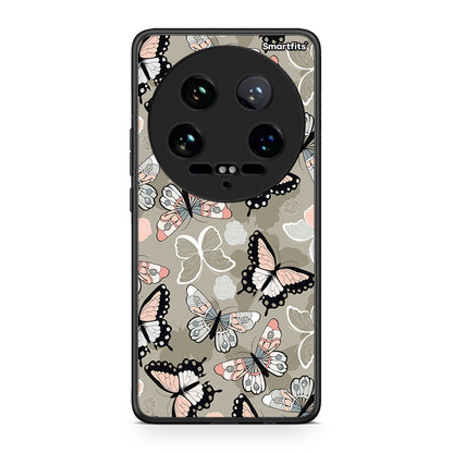 135 - Xiaomi 14 Ultra Butterflies Boho case, cover, bumper