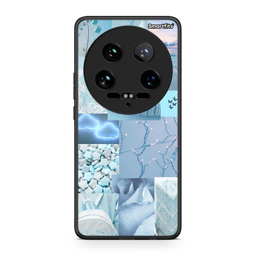 Xiaomi 14 Ultra Ciel Aesthetic Collage θήκη από τη Smartfits με σχέδιο στο πίσω μέρος και μαύρο περίβλημα | Smartphone case with colorful back and black bezels by Smartfits