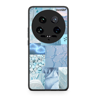 Xiaomi 14 Ultra Ciel Aesthetic Collage θήκη από τη Smartfits με σχέδιο στο πίσω μέρος και μαύρο περίβλημα | Smartphone case with colorful back and black bezels by Smartfits