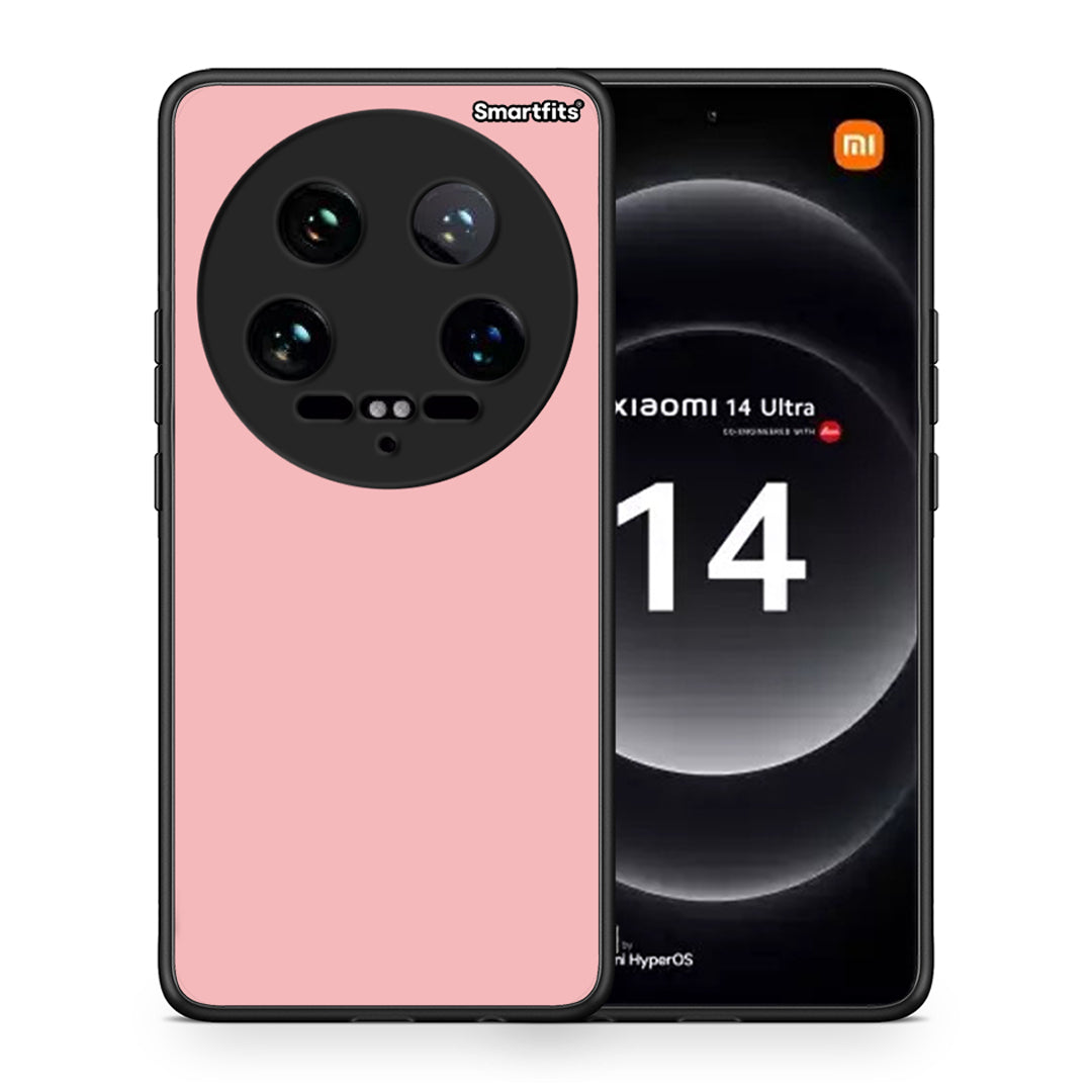 Θήκη Xiaomi 14 Ultra Nude Color από τη Smartfits με σχέδιο στο πίσω μέρος και μαύρο περίβλημα | Xiaomi 14 Ultra Nude Color case with colorful back and black bezels