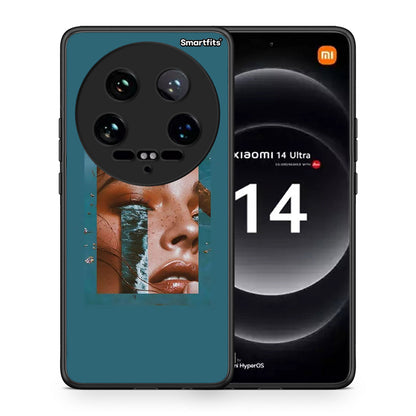 Θήκη Xiaomi 14 Ultra Cry An Ocean από τη Smartfits με σχέδιο στο πίσω μέρος και μαύρο περίβλημα | Xiaomi 14 Ultra Cry An Ocean case with colorful back and black bezels