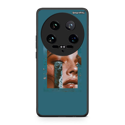 Xiaomi 14 Ultra Cry An Ocean θήκη από τη Smartfits με σχέδιο στο πίσω μέρος και μαύρο περίβλημα | Smartphone case with colorful back and black bezels by Smartfits