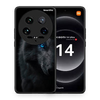 Thumbnail for Θήκη Xiaomi 14 Ultra Dark Wolf από τη Smartfits με σχέδιο στο πίσω μέρος και μαύρο περίβλημα | Xiaomi 14 Ultra Dark Wolf case with colorful back and black bezels