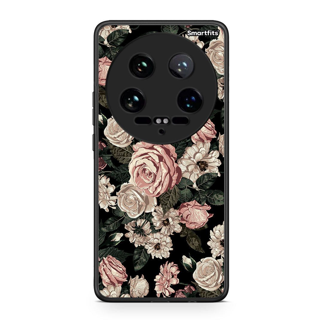 4 - Xiaomi 14 Ultra Wild Roses Flower case, cover, bumper