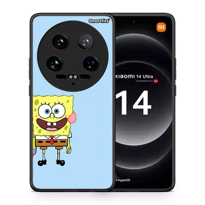 Θήκη Xiaomi 14 Ultra Friends Bob από τη Smartfits με σχέδιο στο πίσω μέρος και μαύρο περίβλημα | Xiaomi 14 Ultra Friends Bob case with colorful back and black bezels