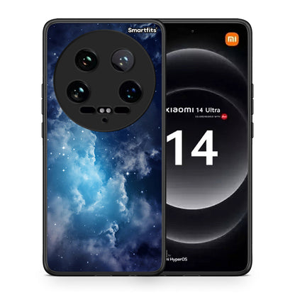 Θήκη Xiaomi 14 Ultra Blue Sky Galaxy από τη Smartfits με σχέδιο στο πίσω μέρος και μαύρο περίβλημα | Xiaomi 14 Ultra Blue Sky Galaxy case with colorful back and black bezels