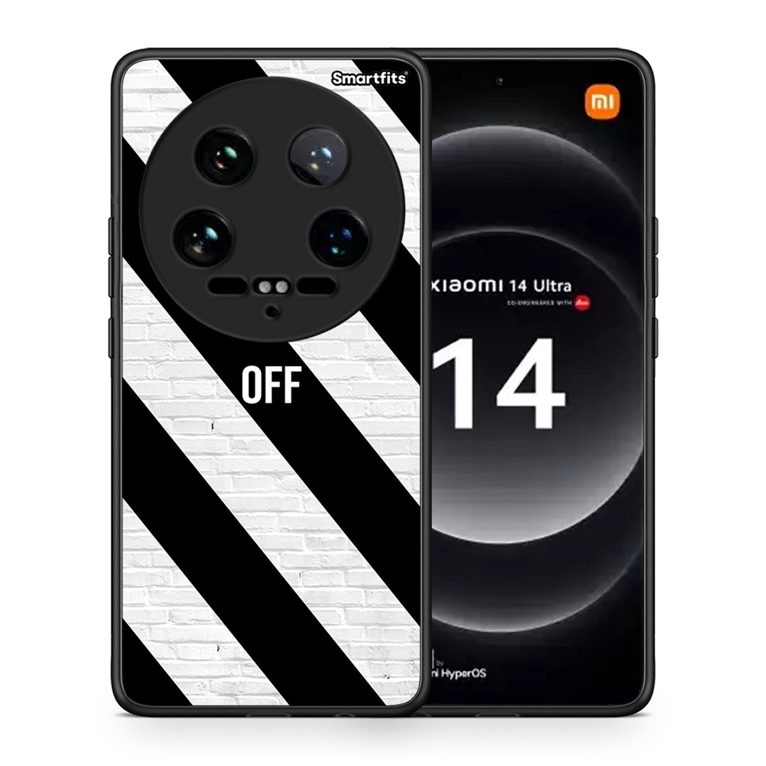 Θήκη Xiaomi 14 Ultra Get Off από τη Smartfits με σχέδιο στο πίσω μέρος και μαύρο περίβλημα | Xiaomi 14 Ultra Get Off case with colorful back and black bezels