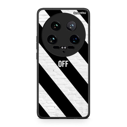 Xiaomi 14 Ultra Get Off θήκη από τη Smartfits με σχέδιο στο πίσω μέρος και μαύρο περίβλημα | Smartphone case with colorful back and black bezels by Smartfits