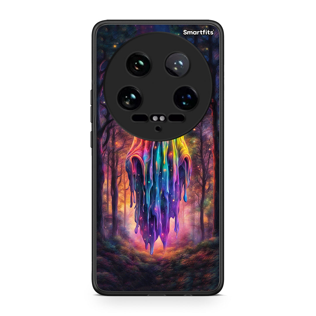 Xiaomi 14 Ultra Halloween Ghost θήκη από τη Smartfits με σχέδιο στο πίσω μέρος και μαύρο περίβλημα | Smartphone case with colorful back and black bezels by Smartfits