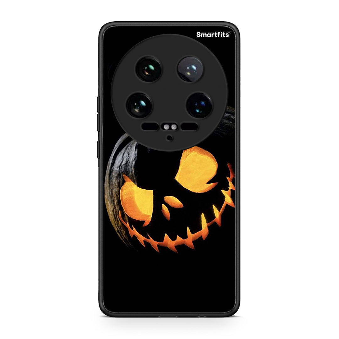 Xiaomi 14 Ultra Halloween Scary Pumpkin Θήκη από τη Smartfits με σχέδιο στο πίσω μέρος και μαύρο περίβλημα | Smartphone case with colorful back and black bezels by Smartfits