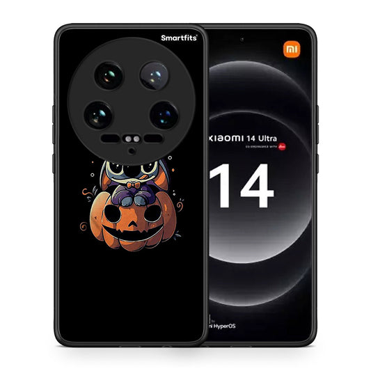 Θήκη Xiaomi 14 Ultra Halloween Stitch από τη Smartfits με σχέδιο στο πίσω μέρος και μαύρο περίβλημα | Xiaomi 14 Ultra Halloween Stitch case with colorful back and black bezels