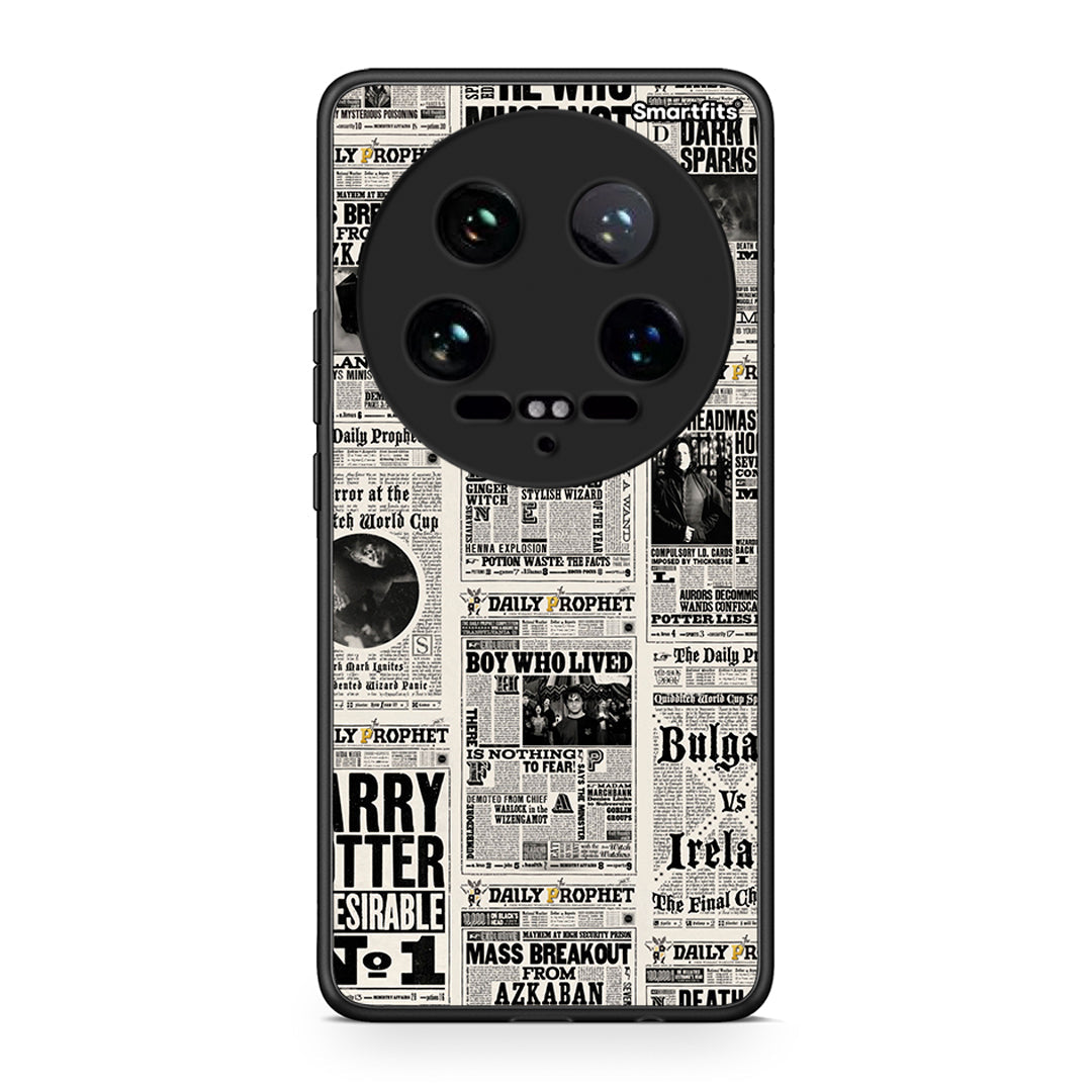 Xiaomi 14 Ultra Harry Paper θήκη από τη Smartfits με σχέδιο στο πίσω μέρος και μαύρο περίβλημα | Smartphone case with colorful back and black bezels by Smartfits