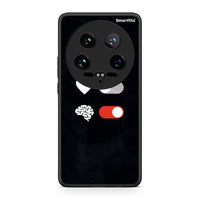 Thumbnail for Xiaomi 14 Ultra Heart Vs Brain Θήκη Αγίου Βαλεντίνου από τη Smartfits με σχέδιο στο πίσω μέρος και μαύρο περίβλημα | Smartphone case with colorful back and black bezels by Smartfits