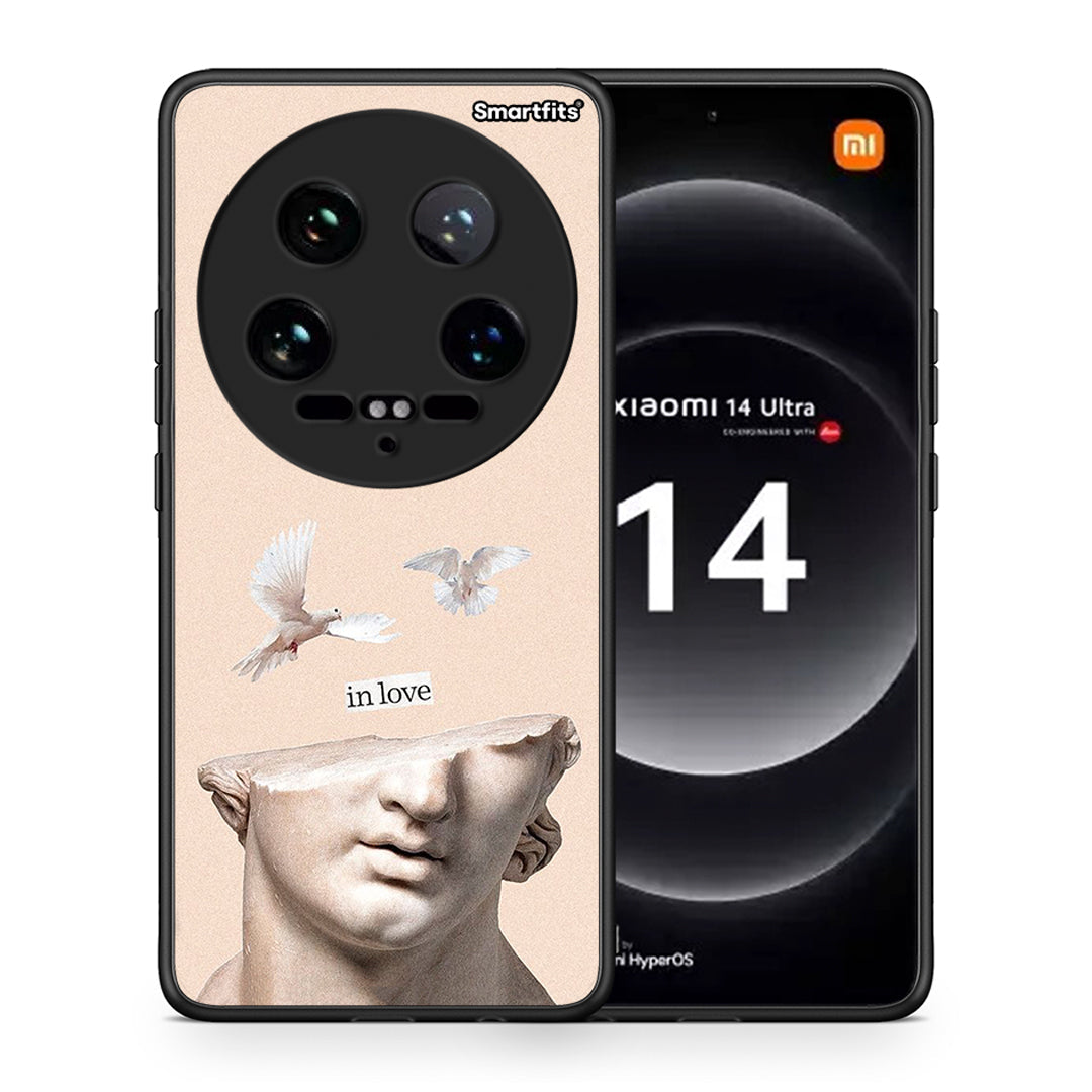 Θήκη Xiaomi 14 Ultra In Love από τη Smartfits με σχέδιο στο πίσω μέρος και μαύρο περίβλημα | Xiaomi 14 Ultra In Love case with colorful back and black bezels