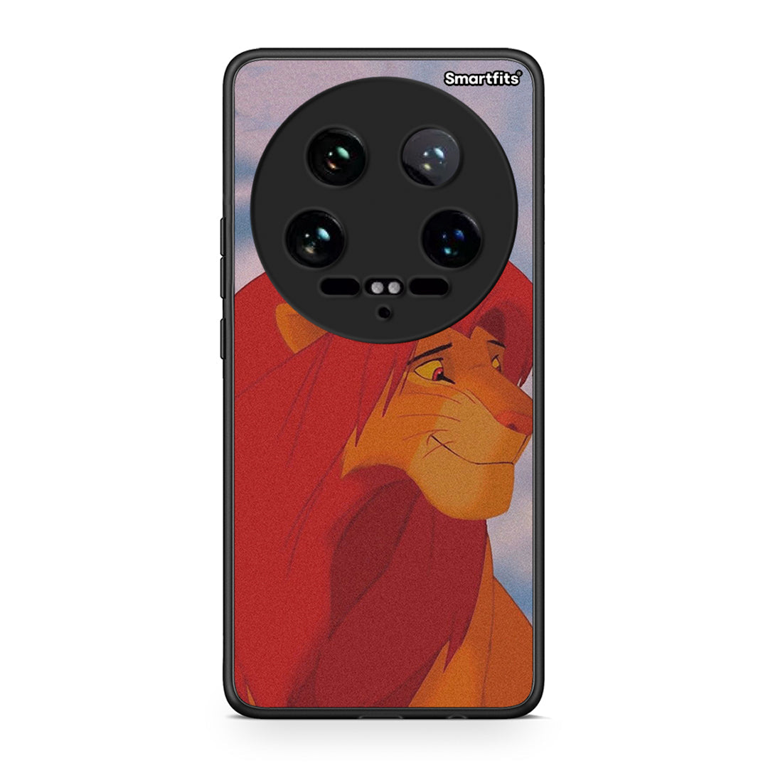 Xiaomi 14 Ultra Lion Love 1 Θήκη Αγίου Βαλεντίνου από τη Smartfits με σχέδιο στο πίσω μέρος και μαύρο περίβλημα | Smartphone case with colorful back and black bezels by Smartfits