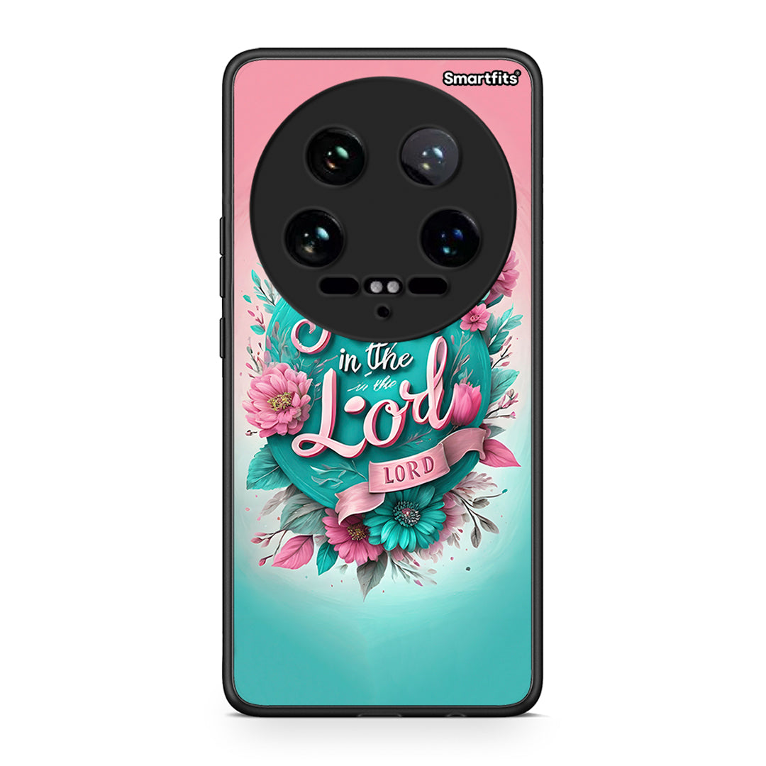 Xiaomi 14 Ultra Lord Trust θήκη από τη Smartfits με σχέδιο στο πίσω μέρος και μαύρο περίβλημα | Smartphone case with colorful back and black bezels by Smartfits