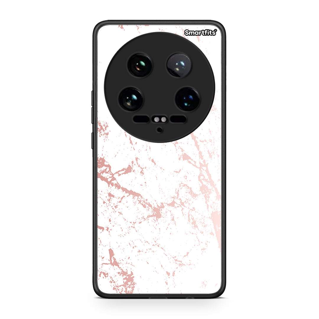 116 - Xiaomi 14 Ultra Pink Splash Marble case, cover, bumper