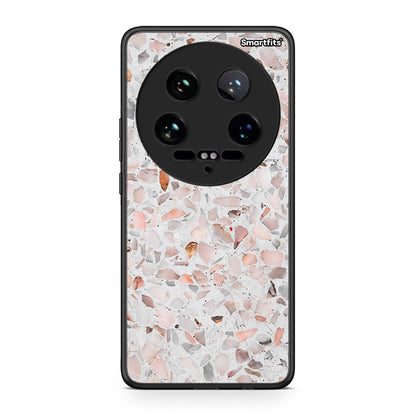 Xiaomi 14 Ultra Marble Terrazzo θήκη από τη Smartfits με σχέδιο στο πίσω μέρος και μαύρο περίβλημα | Smartphone case with colorful back and black bezels by Smartfits