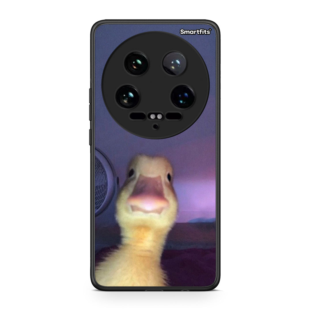 Xiaomi 14 Ultra Meme Duck θήκη από τη Smartfits με σχέδιο στο πίσω μέρος και μαύρο περίβλημα | Smartphone case with colorful back and black bezels by Smartfits
