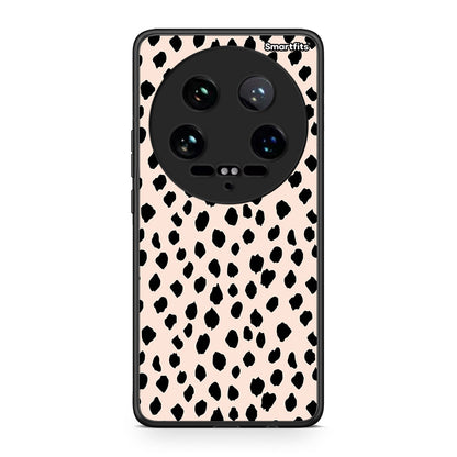 Xiaomi 14 Ultra New Polka Dots θήκη από τη Smartfits με σχέδιο στο πίσω μέρος και μαύρο περίβλημα | Smartphone case with colorful back and black bezels by Smartfits