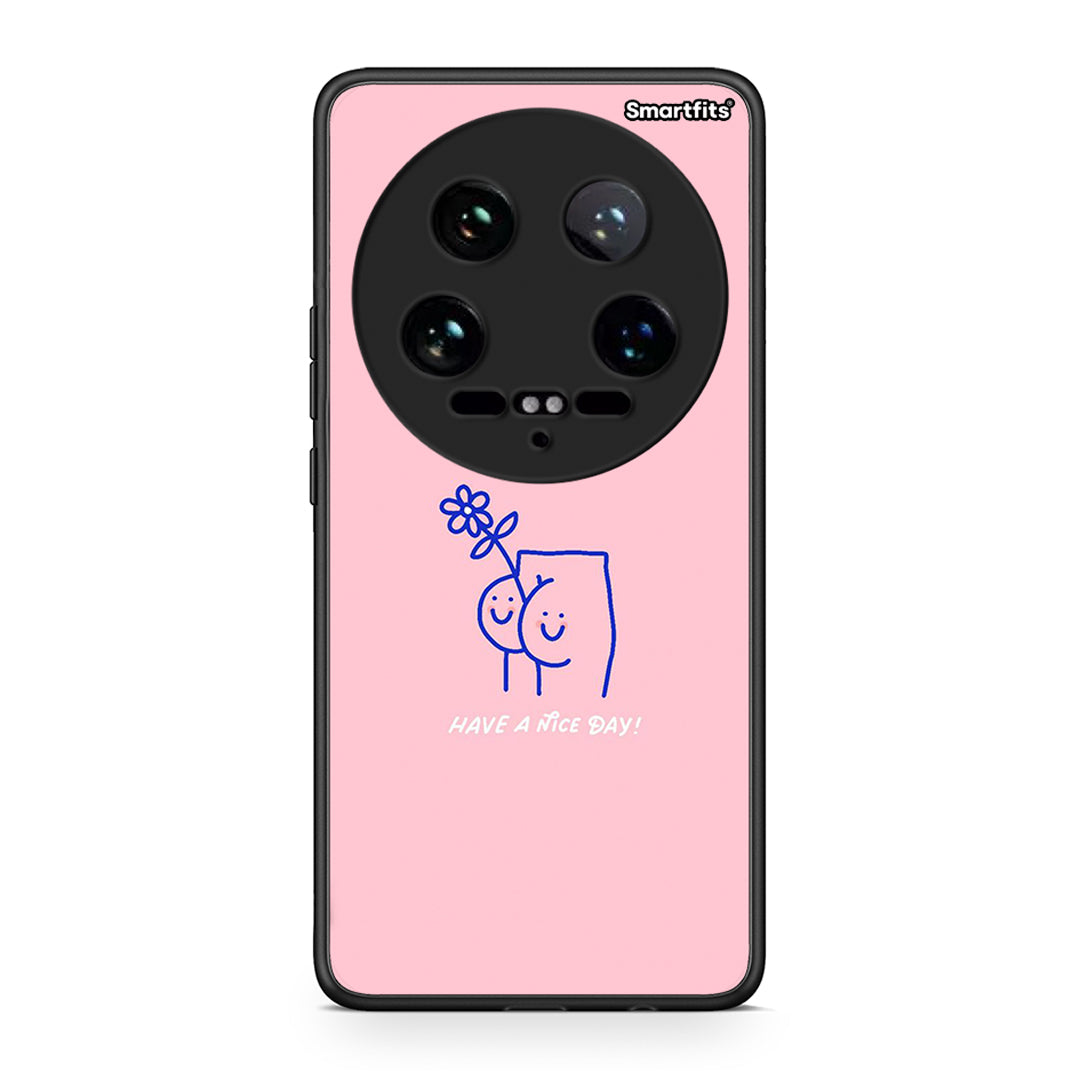 Xiaomi 14 Ultra Nice Day θήκη από τη Smartfits με σχέδιο στο πίσω μέρος και μαύρο περίβλημα | Smartphone case with colorful back and black bezels by Smartfits
