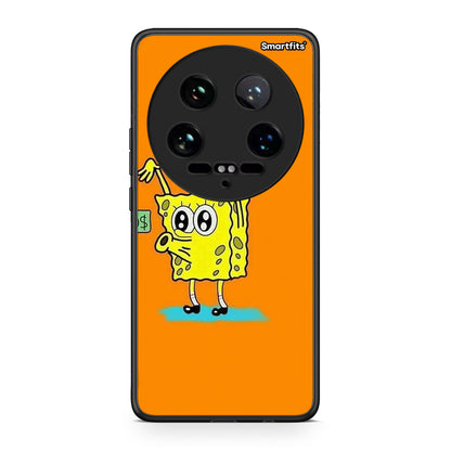 Xiaomi 14 Ultra No Money 2 Θήκη Αγίου Βαλεντίνου από τη Smartfits με σχέδιο στο πίσω μέρος και μαύρο περίβλημα | Smartphone case with colorful back and black bezels by Smartfits