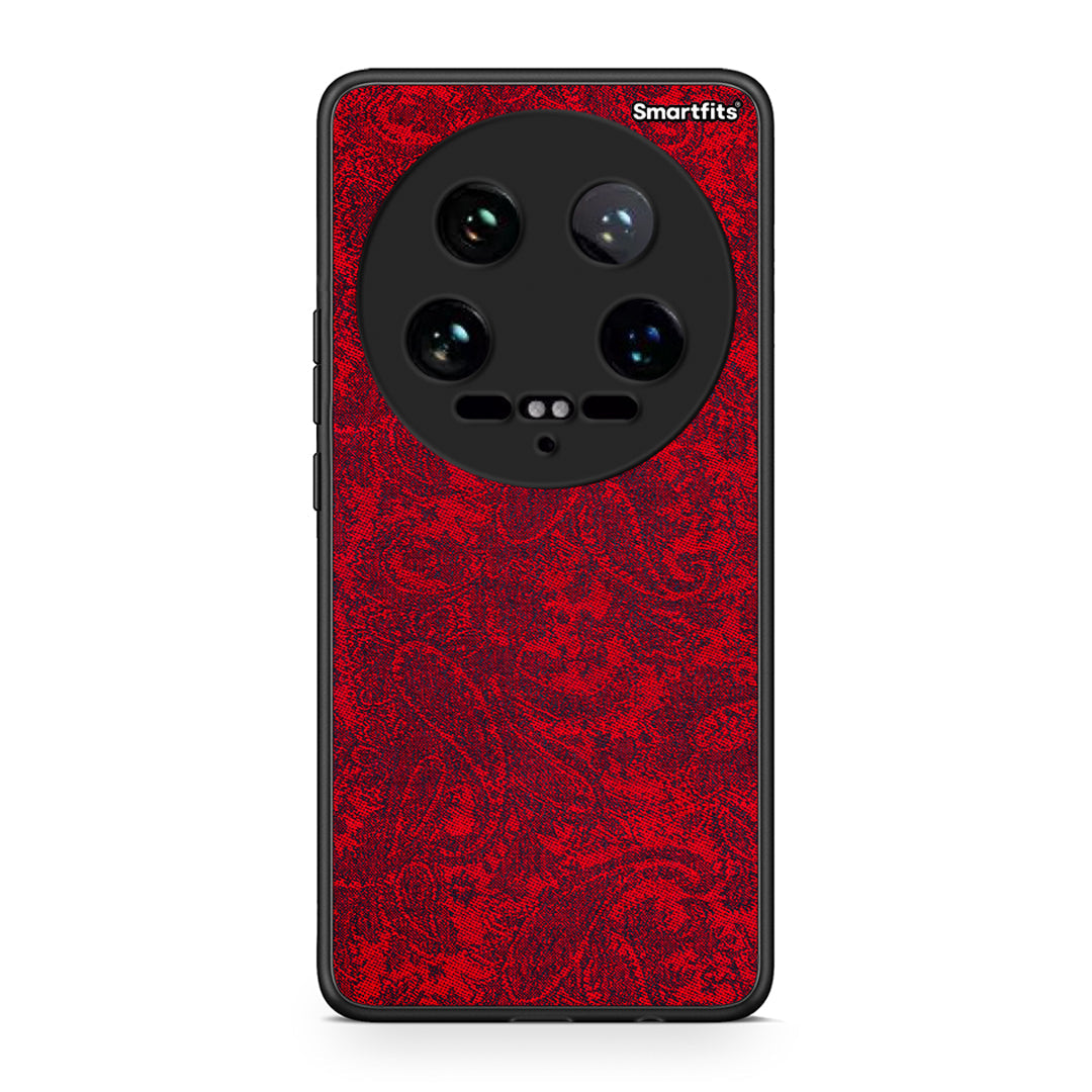 Xiaomi 14 Ultra Paisley Cashmere θήκη από τη Smartfits με σχέδιο στο πίσω μέρος και μαύρο περίβλημα | Smartphone case with colorful back and black bezels by Smartfits