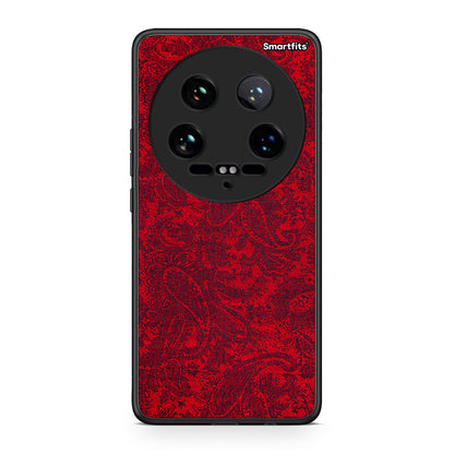 Xiaomi 14 Ultra Paisley Cashmere θήκη από τη Smartfits με σχέδιο στο πίσω μέρος και μαύρο περίβλημα | Smartphone case with colorful back and black bezels by Smartfits